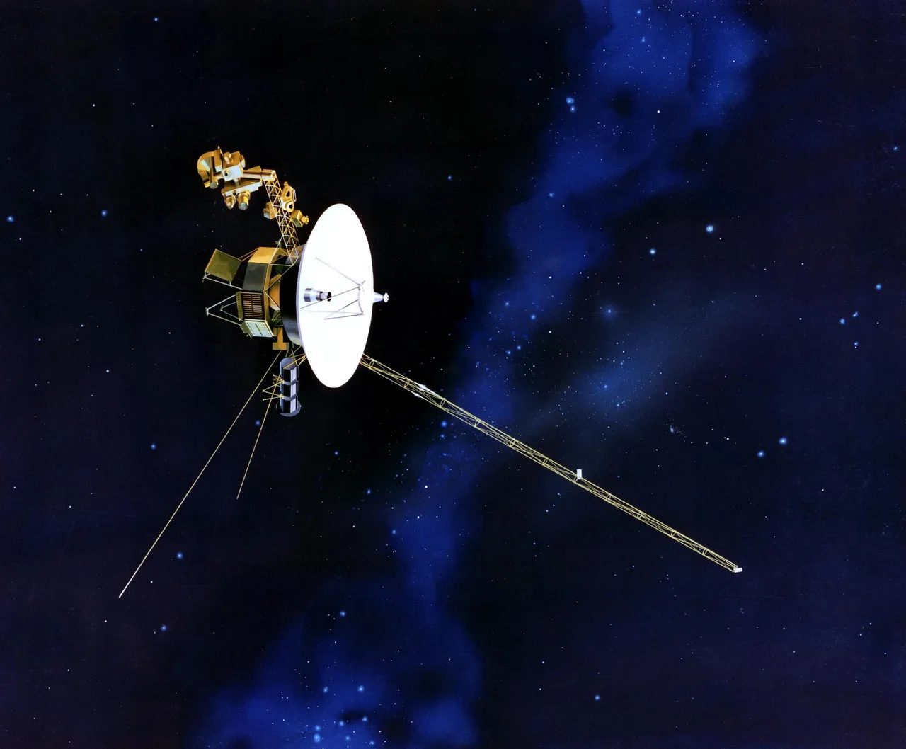 Voyager in un disegno ufficiale della NASA